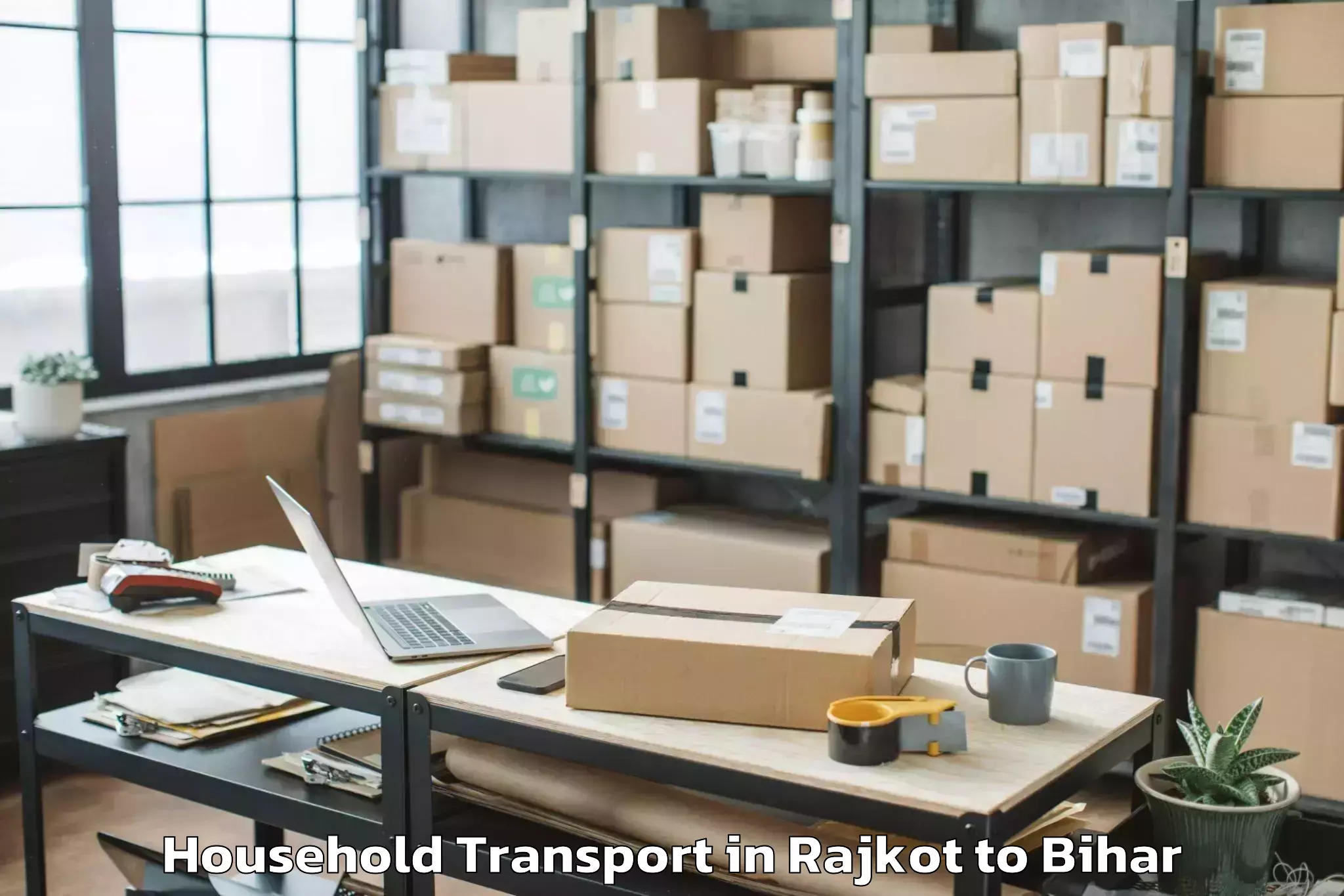 Book Rajkot to Saran Household Transport